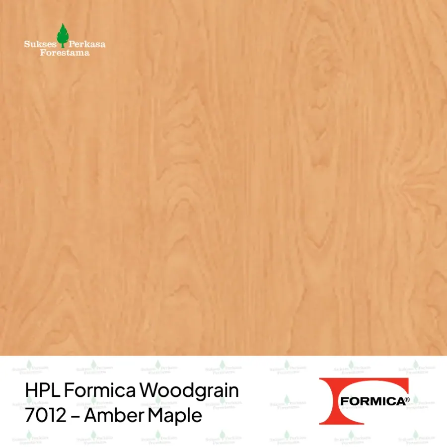 HPL Formica Woodgrain 7012 – Amber Maple