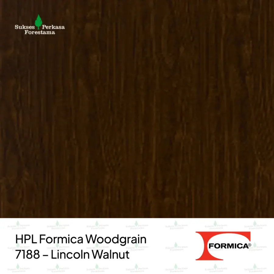 HPL Formica Woodgrain 7188 – Lincoln Walnut