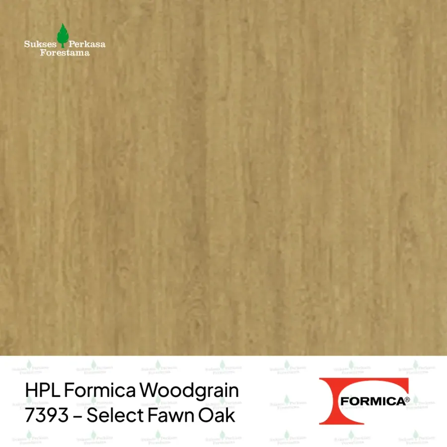 HPL Formica Woodgrain 7393 – Select Fawn Oak