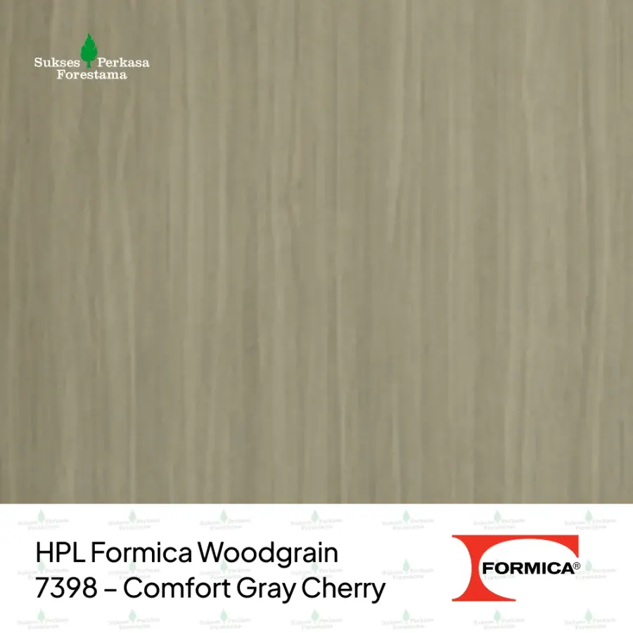 HPL Formica Woodgrain 7398 – Comfort Gray Cherry
