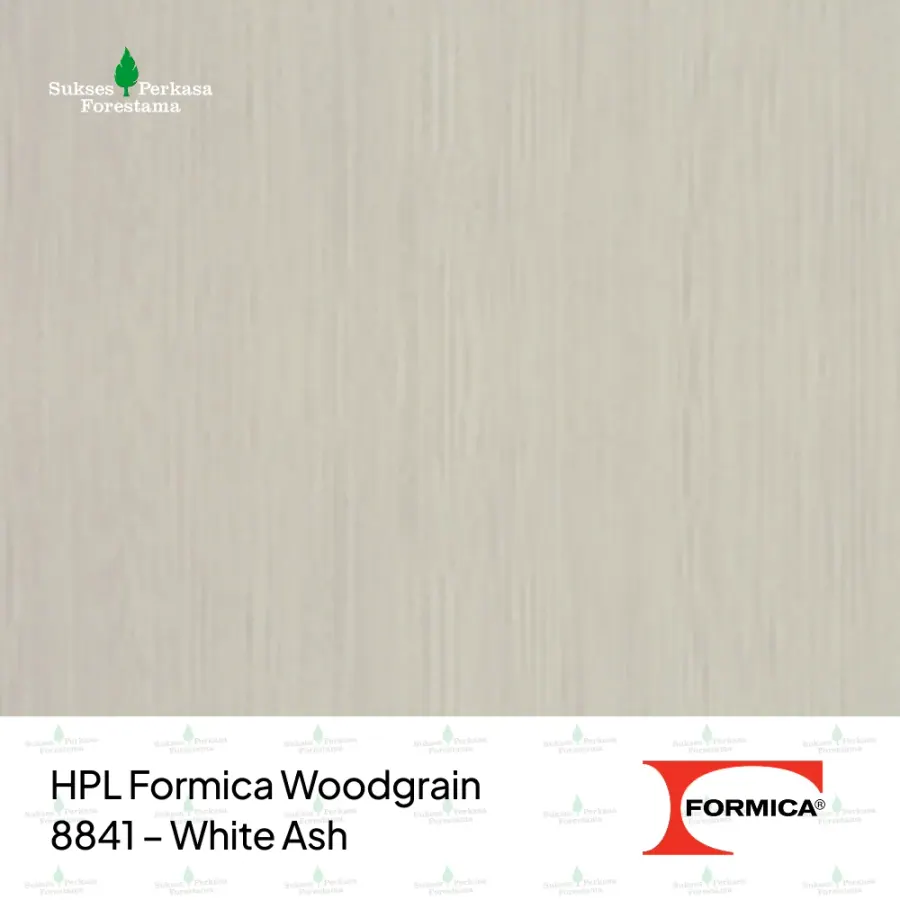 HPL Formica Woodgrain 8841 – White Ash