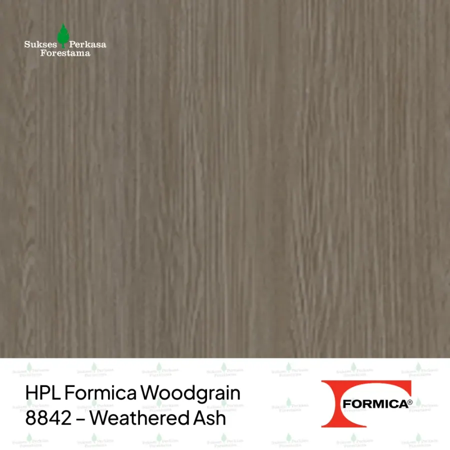 HPL Formica Woodgrain 8842 – Weathered Ash