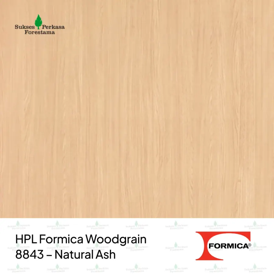 HPL Formica Woodgrain 8843 – Natural Ash