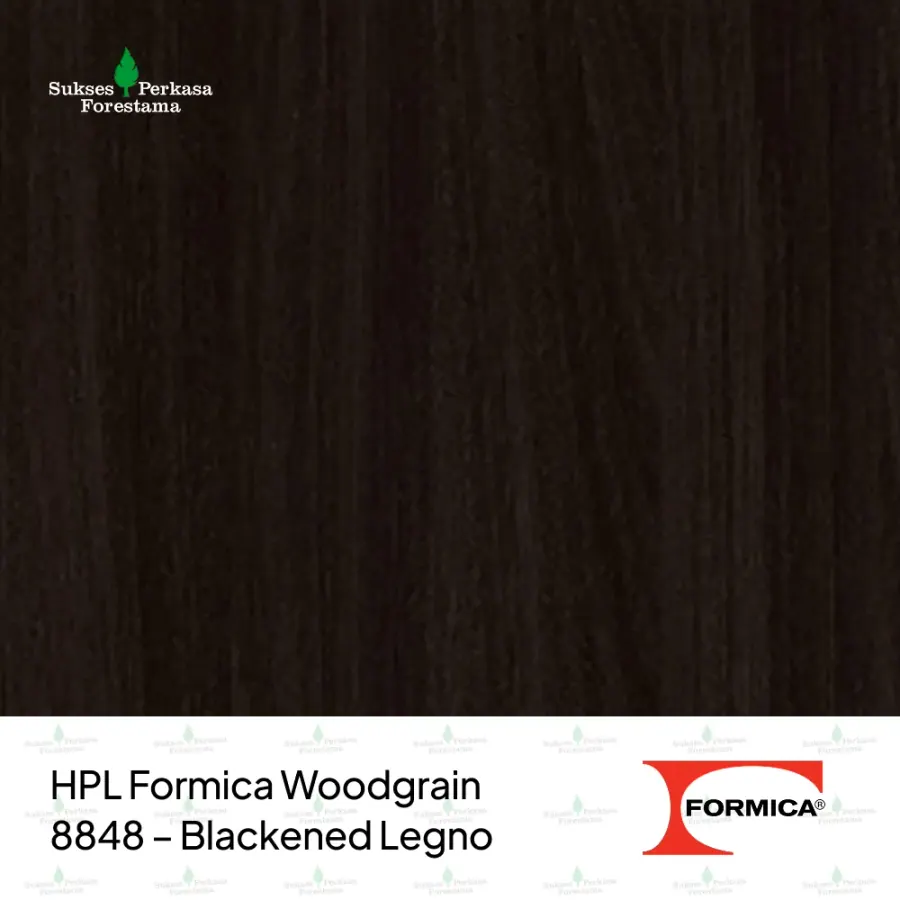HPL Formica Woodgrain 8848 – Blackened Legno