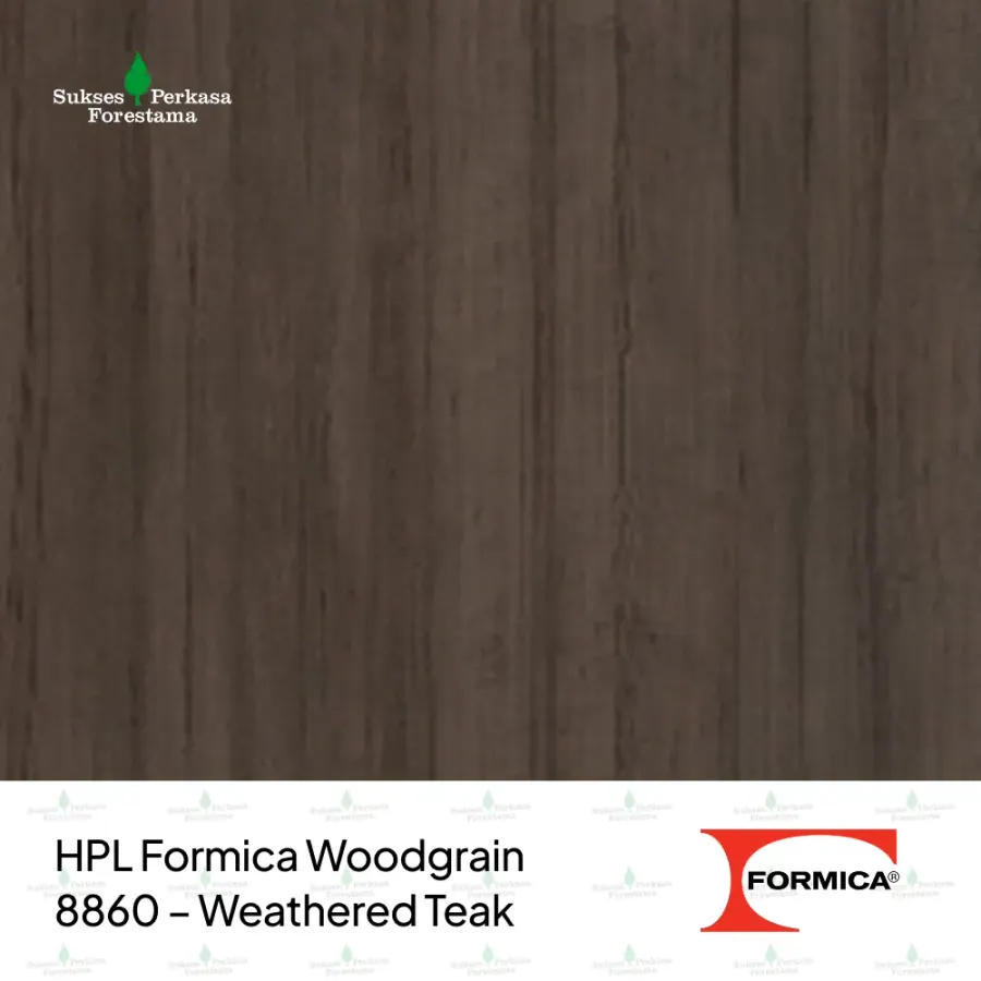 HPL Formica Woodgrain 8860 – Weathered Teak