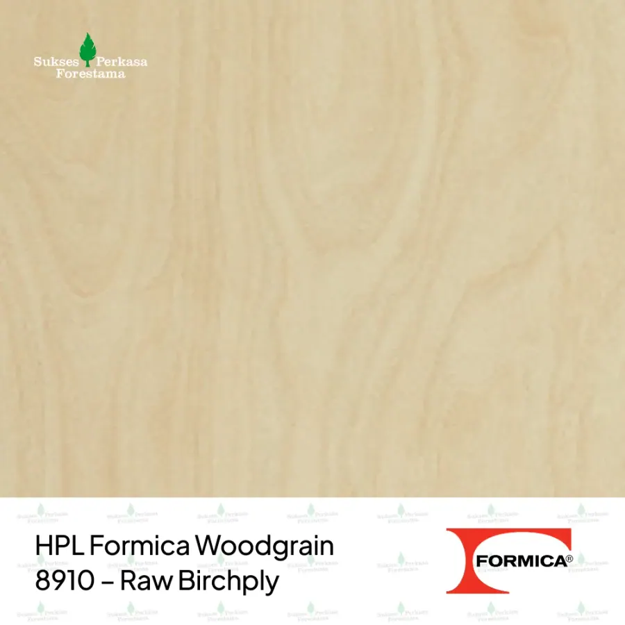 HPL Formica Woodgrain 8910 – Raw Birchply