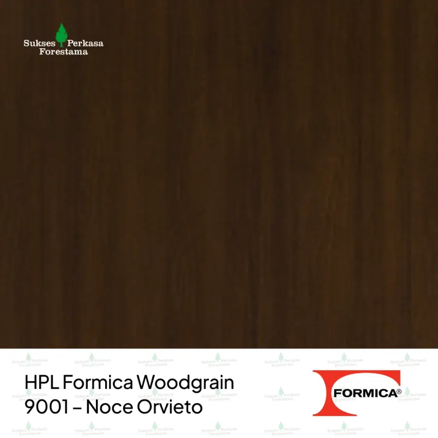 HPL Formica Woodgrain 9001 – Noce Orvieto