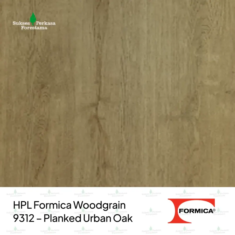 HPL Formica Woodgrain 9312 – Planked Urban Oak