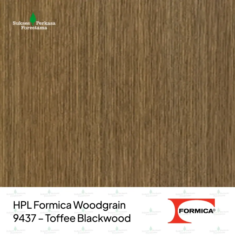 HPL Formica Woodgrain 9437 – Toffee Blackwood