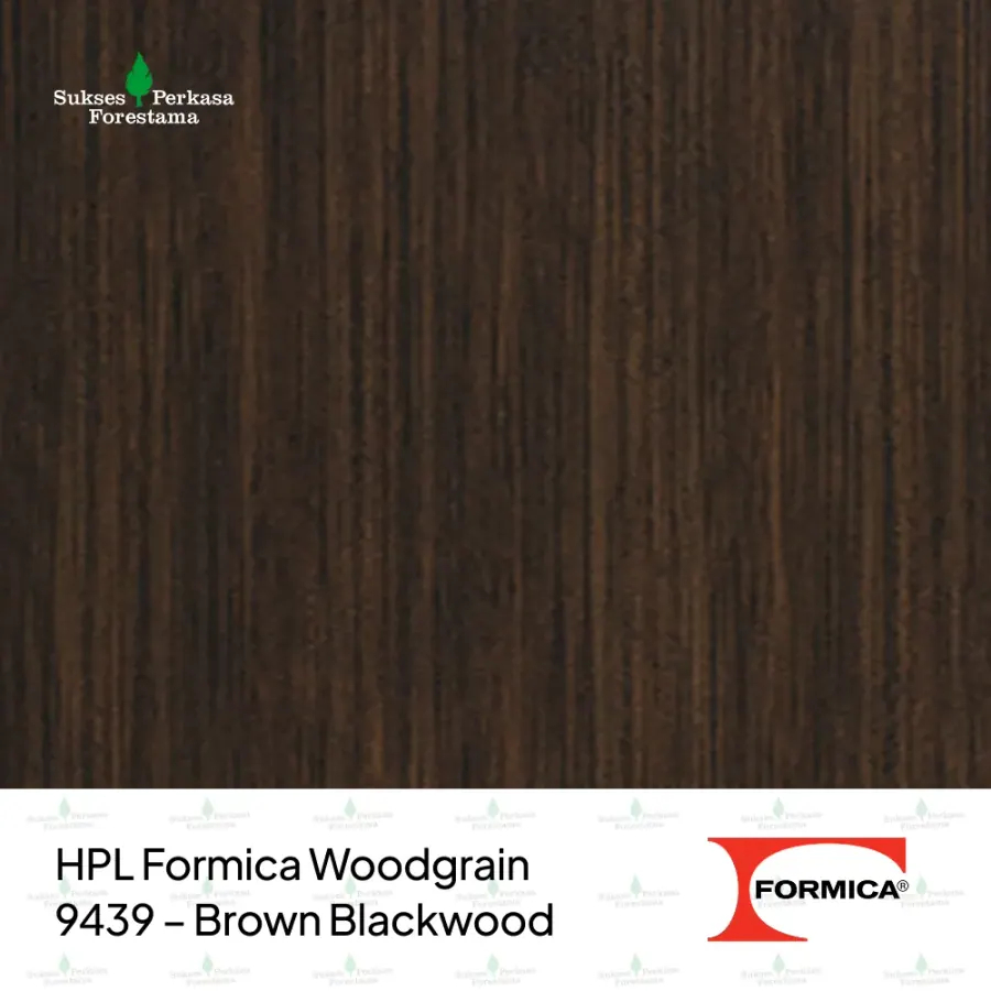HPL Formica Woodgrain 9439 – Brown Blackwood