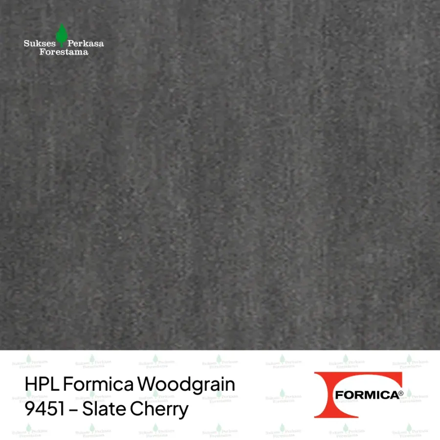 HPL Formica Woodgrain 9451 – Slate Cherry