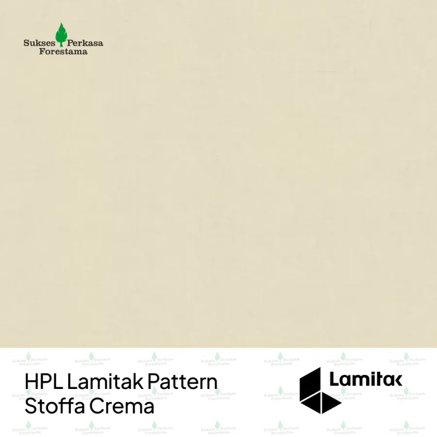 HPL Lamitak Pattern Stoffa Crema