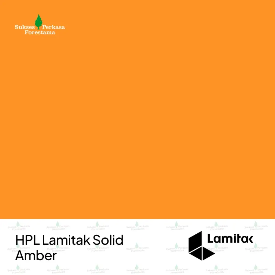 HPL Lamitak Solid Amber
