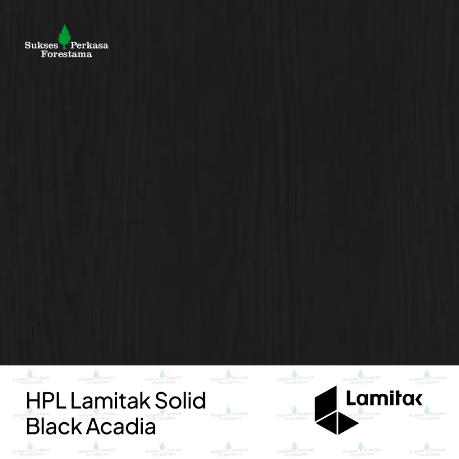 HPL Lamitak Solid Black Acadia