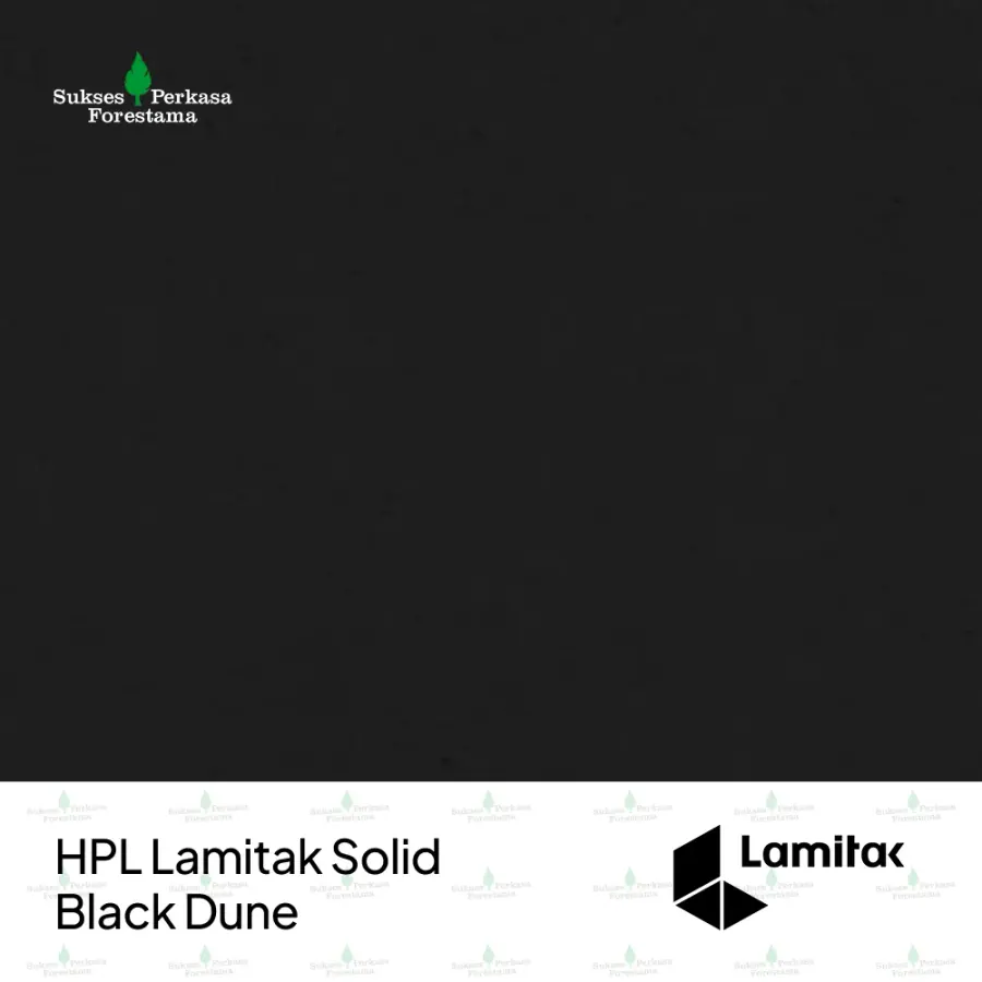 HPL Lamitak Solid Black Dune