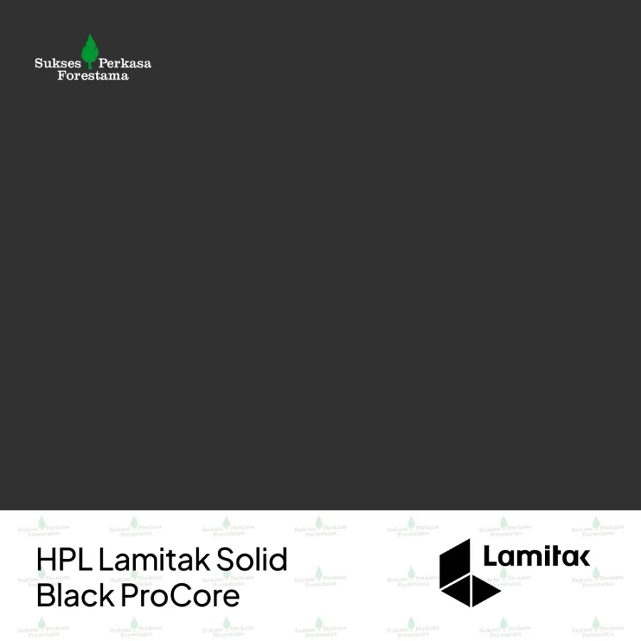 HPL Lamitak Solid Black ProCore