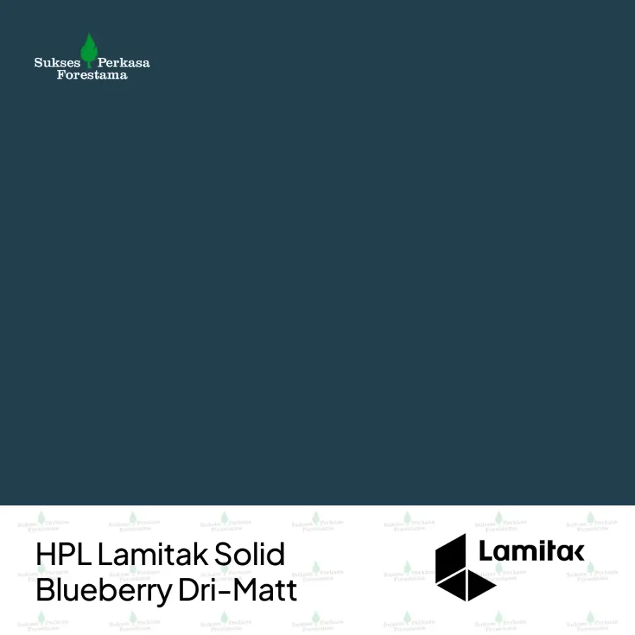 HPL Lamitak Solid Blueberry Dri-Matt