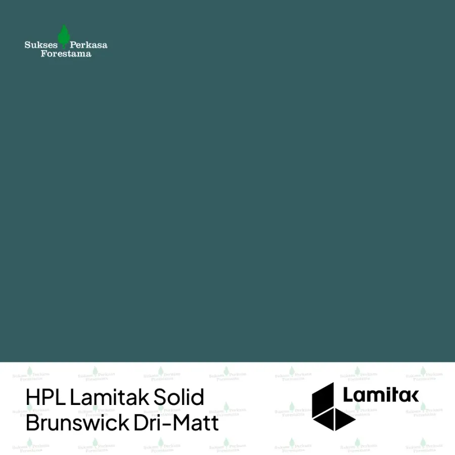 HPL Lamitak Solid Brunswick Dri-Matt