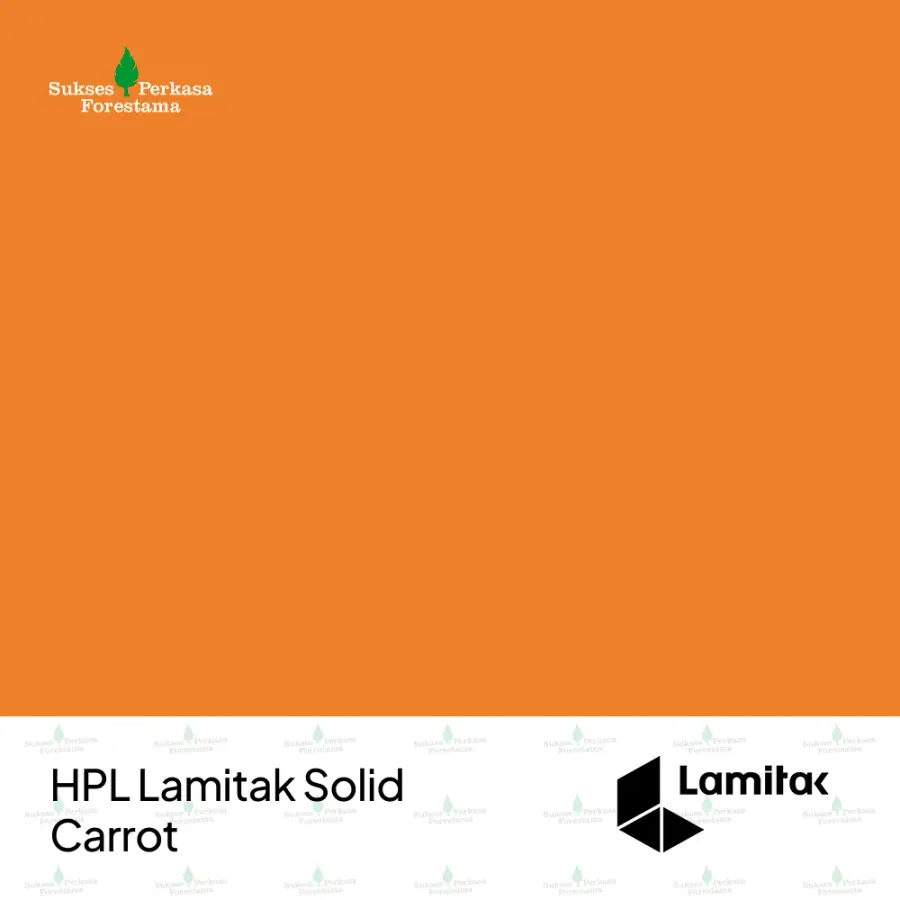 HPL Lamitak Solid Carrot