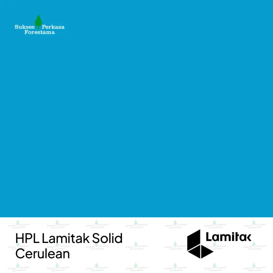 HPL Lamitak Solid Cerulean