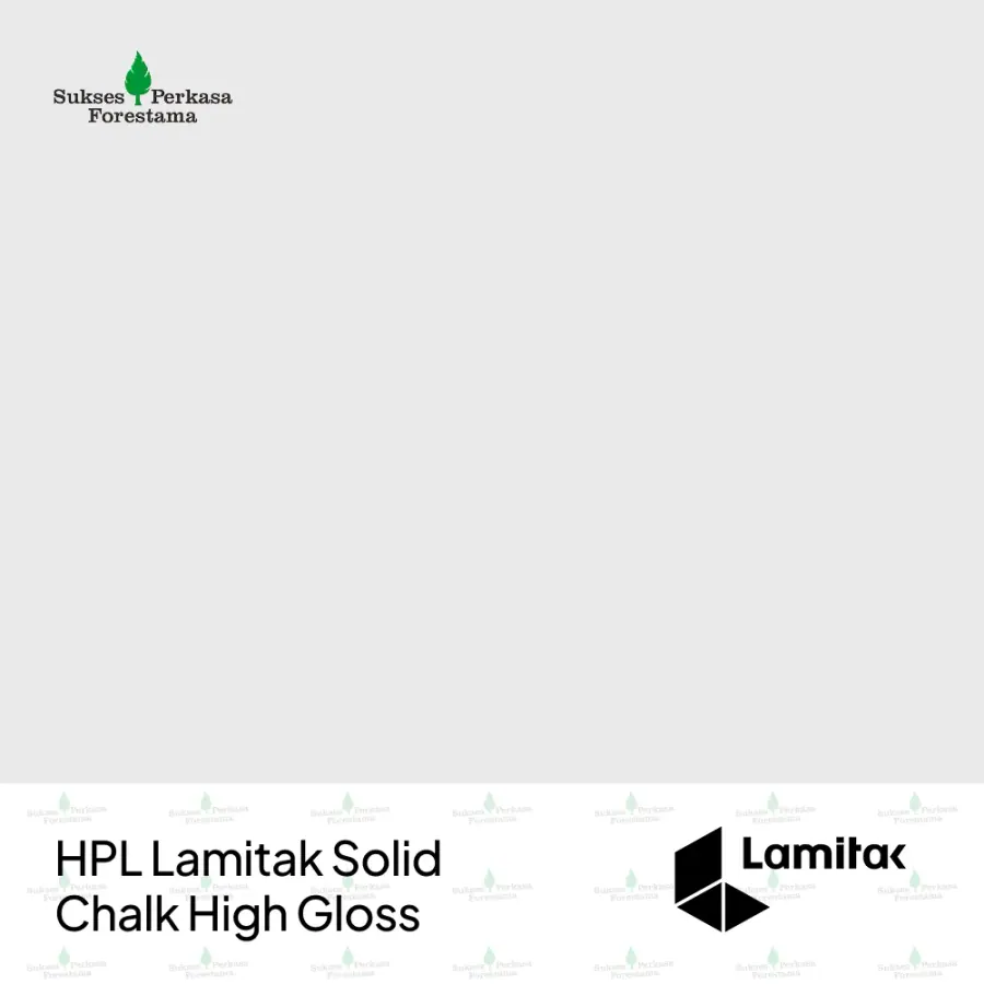 HPL Lamitak Solid Chalk High Gloss
