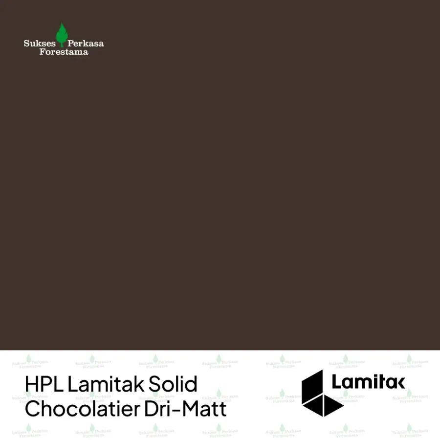 HPL Lamitak Solid Chocolatier Dri-Matt