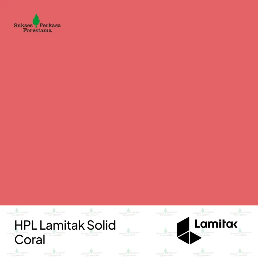 HPL Lamitak Solid Coral