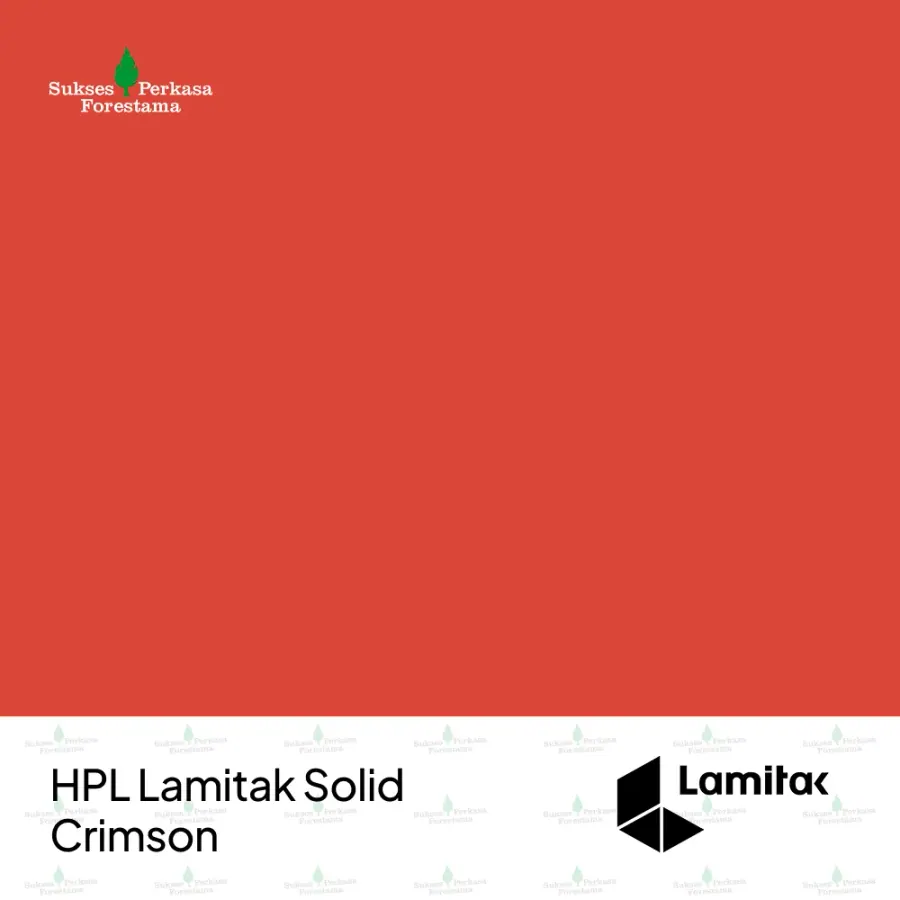 HPL Lamitak Solid Crimson
