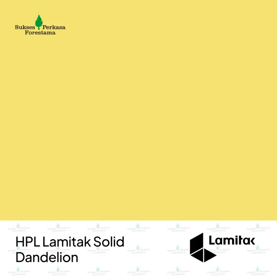 HPL Lamitak Solid Dandelion
