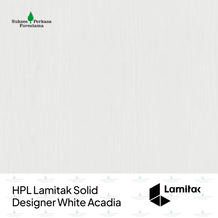 HPL Lamitak Solid Designer White Acadia