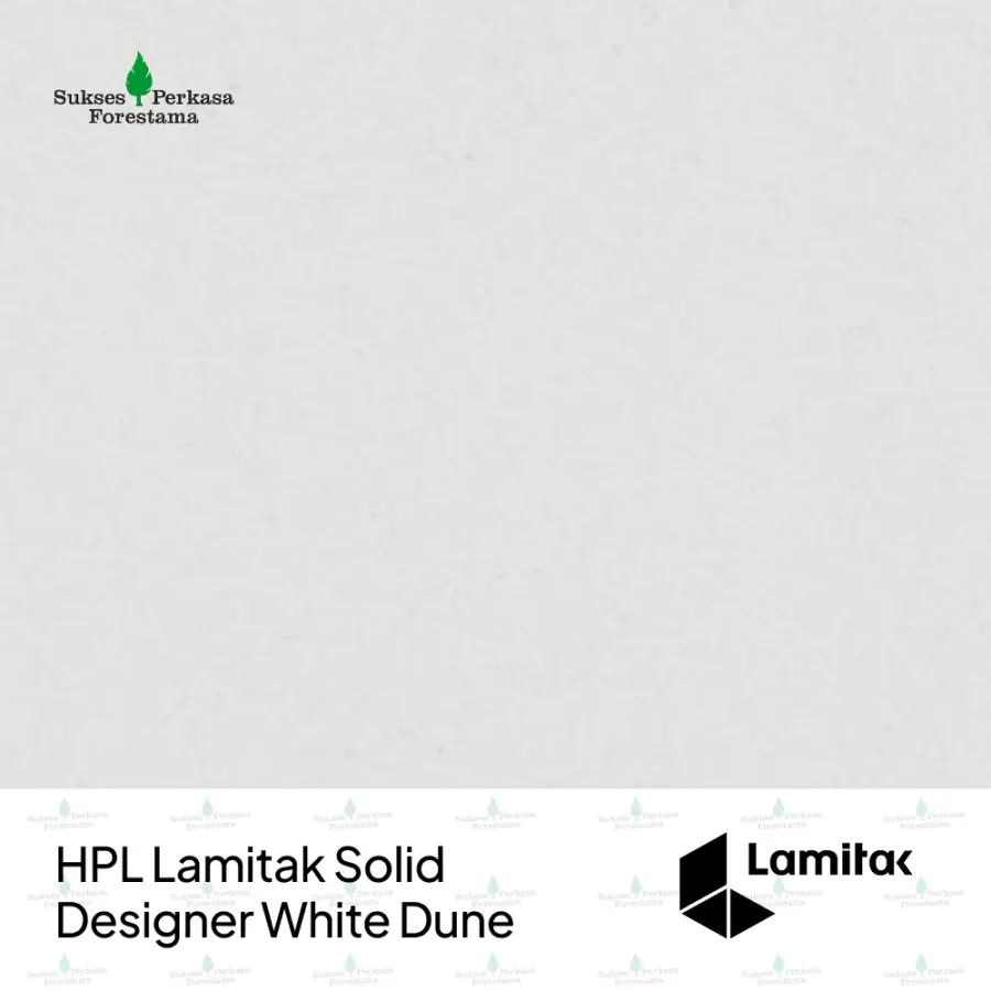 HPL Lamitak Solid Designer White Dune