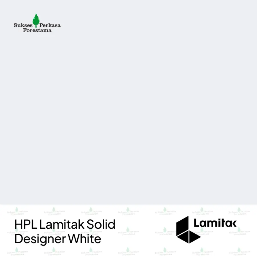 HPL Lamitak Solid Designer White