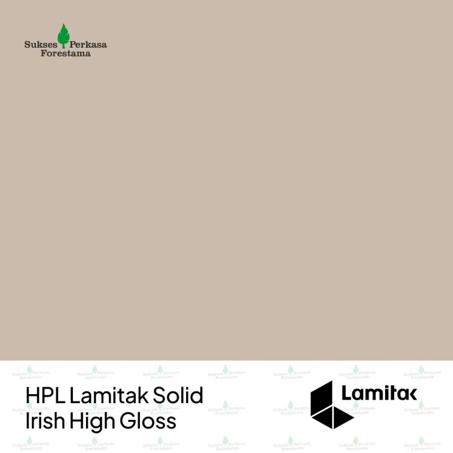 HPL Lamitak Solid Irish High Gloss