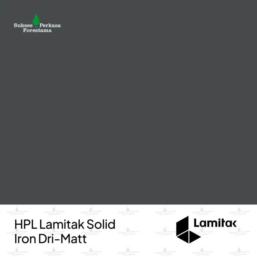 HPL Lamitak Solid Iron Dri-Matt