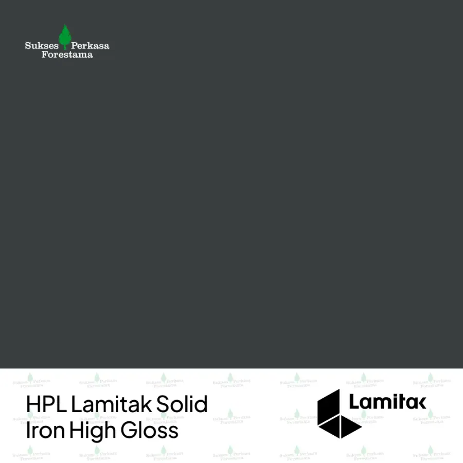 HPL Lamitak Solid Iron High Gloss