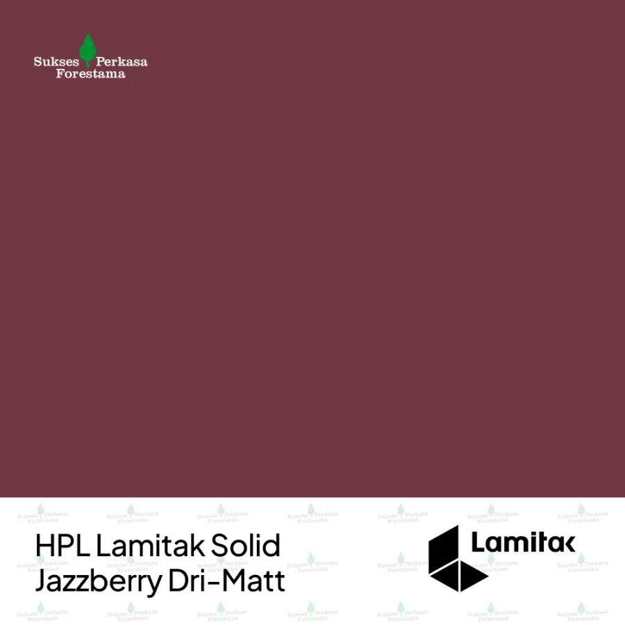 HPL Lamitak Solid Jazzberry Dri-Matt