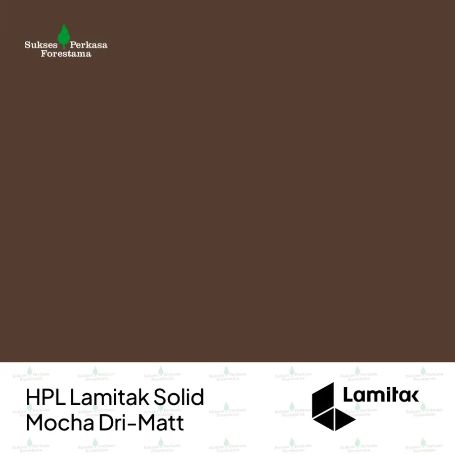HPL Lamitak Solid Mocha Dri-Matt