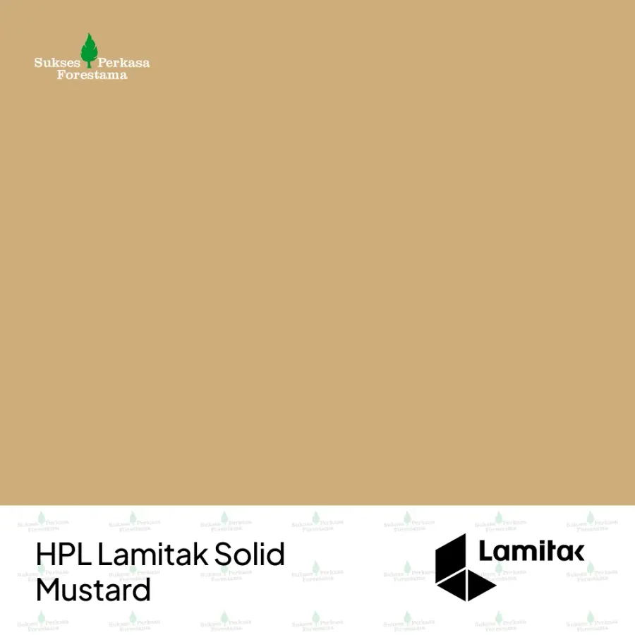 HPL Lamitak Solid Mustard