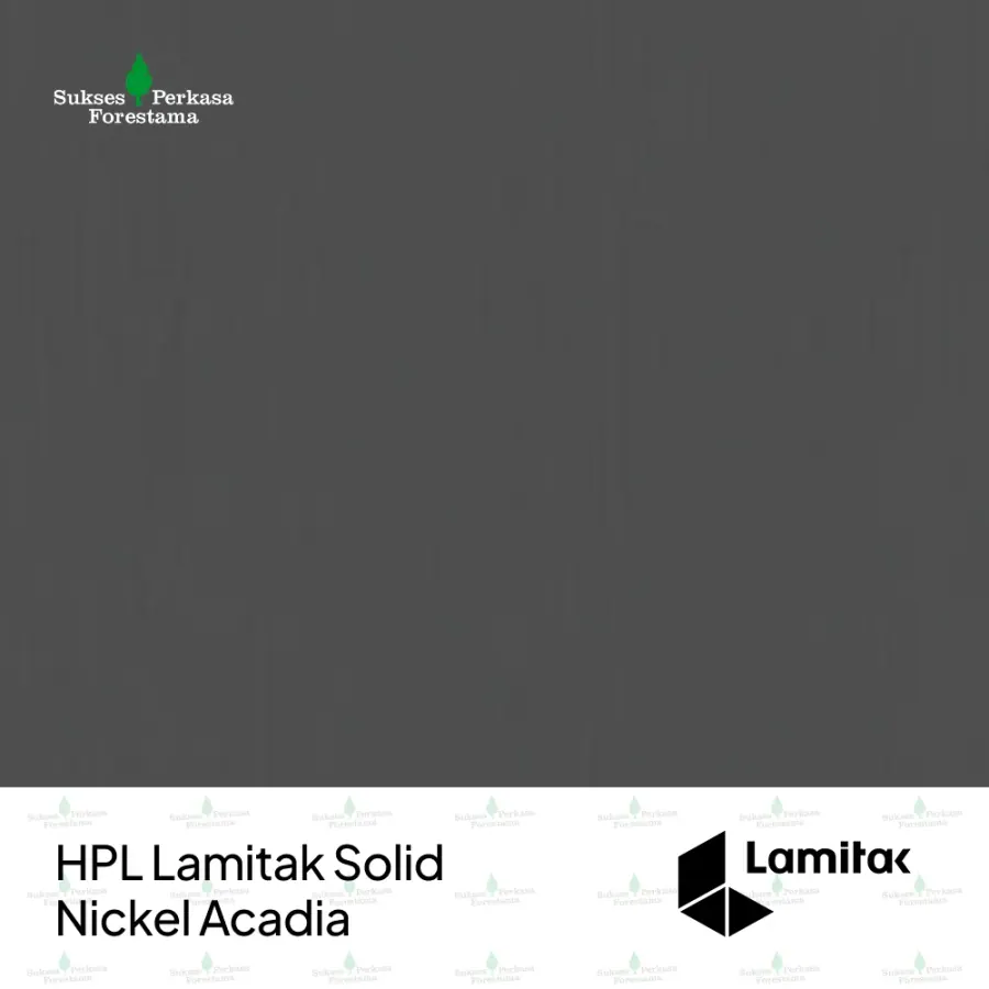 HPL Lamitak Solid Nickel Acadia