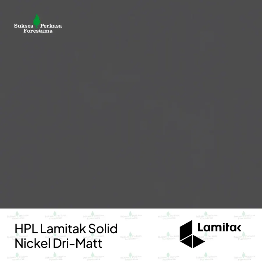 HPL Lamitak Solid Nickel Dri-Matt