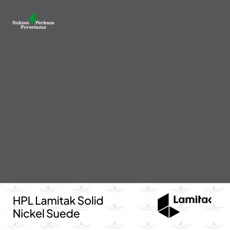 HPL Lamitak Solid Nickel Suede