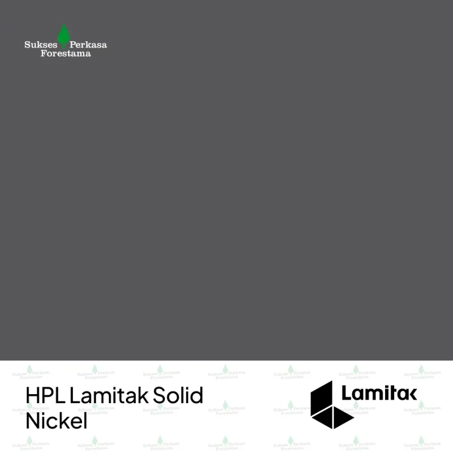 HPL Lamitak Solid Nickel