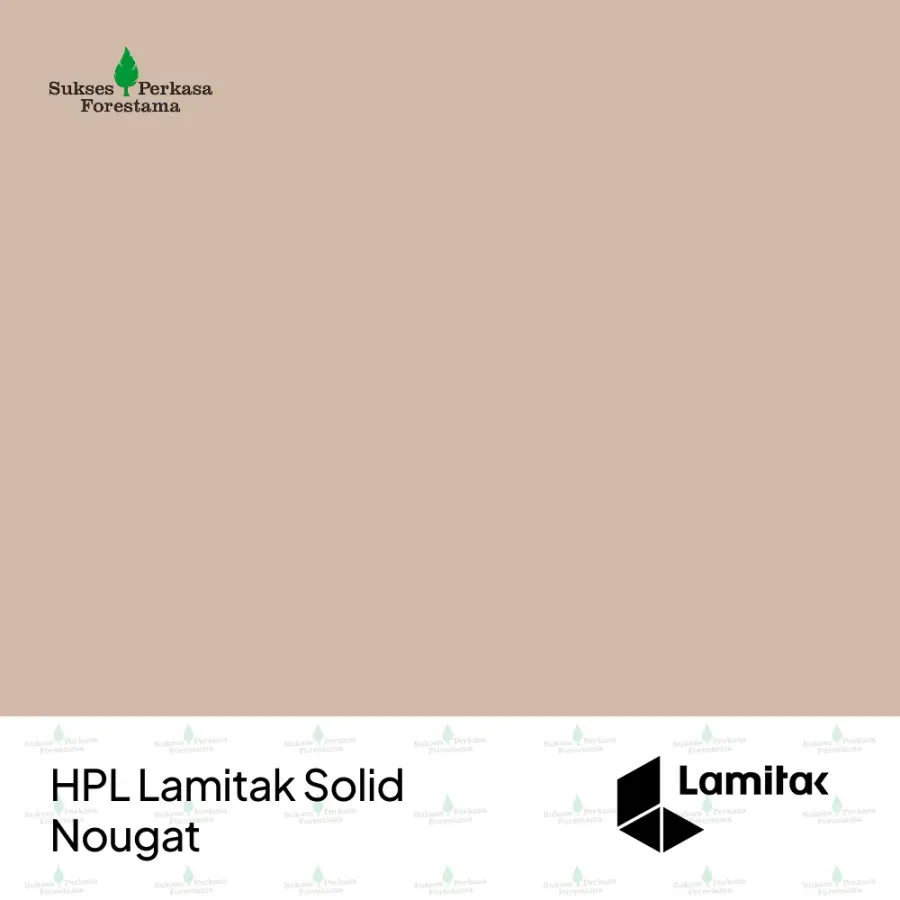 HPL Lamitak Solid Nougat