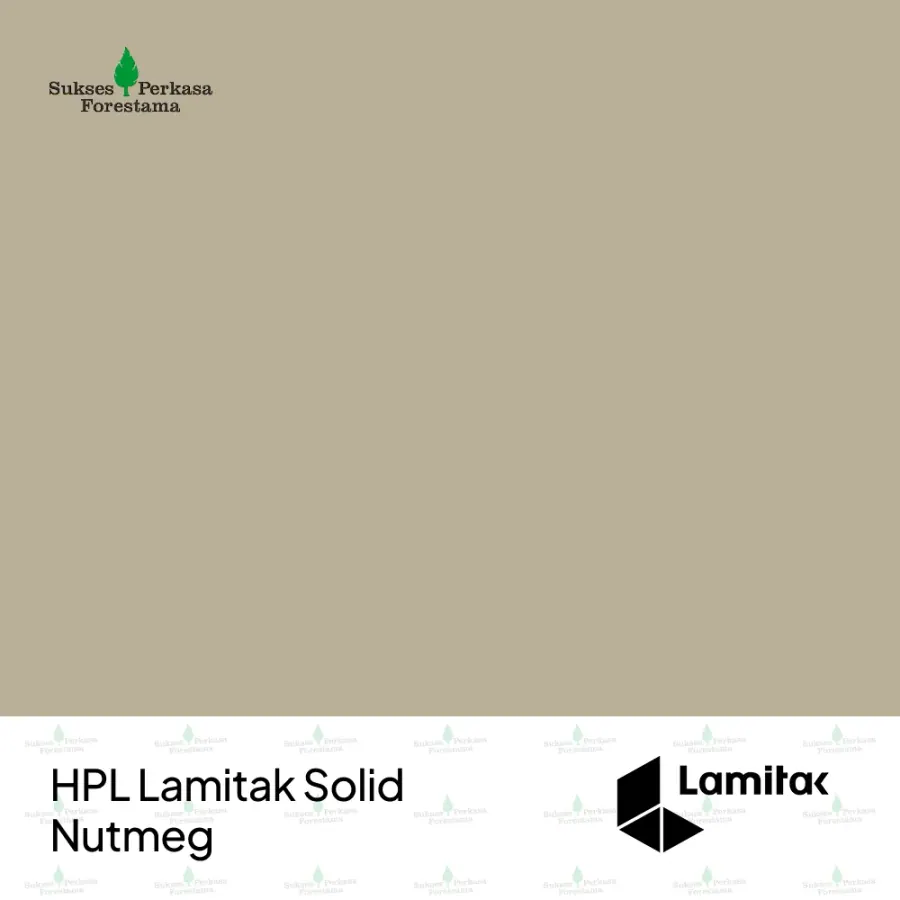 HPL Lamitak Solid Nutmeg