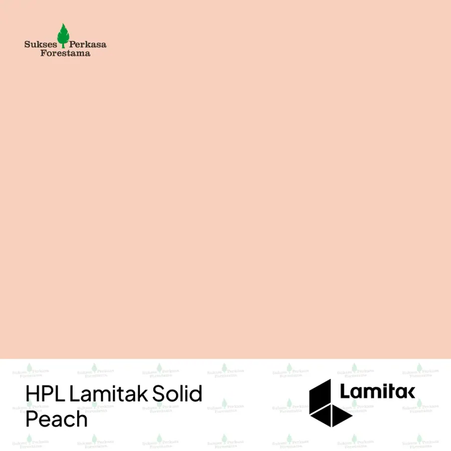 HPL Lamitak Solid Peach