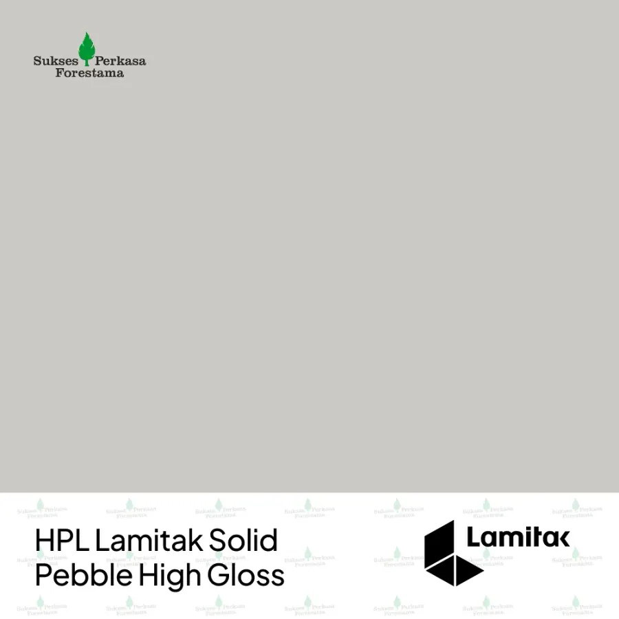 HPL Lamitak Solid Pebble High Gloss