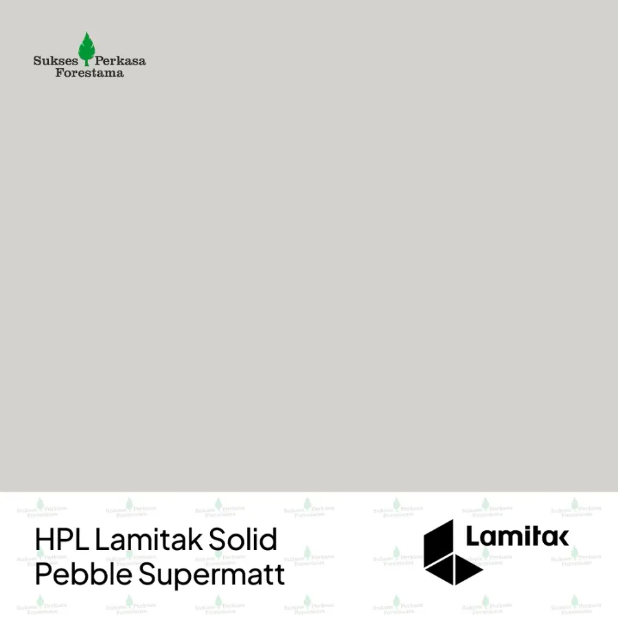HPL Lamitak Solid Pebble Supermatt
