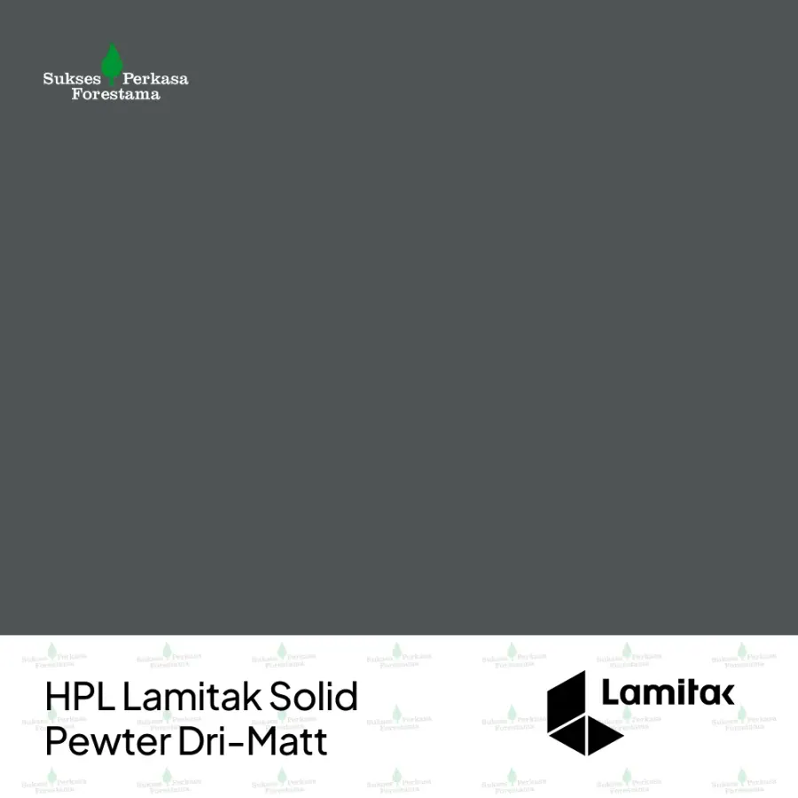 HPL Lamitak Solid Pewter Dri-Matt