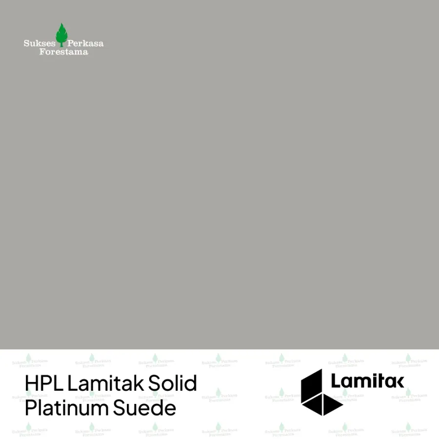 HPL Lamitak Solid Platinum Suede