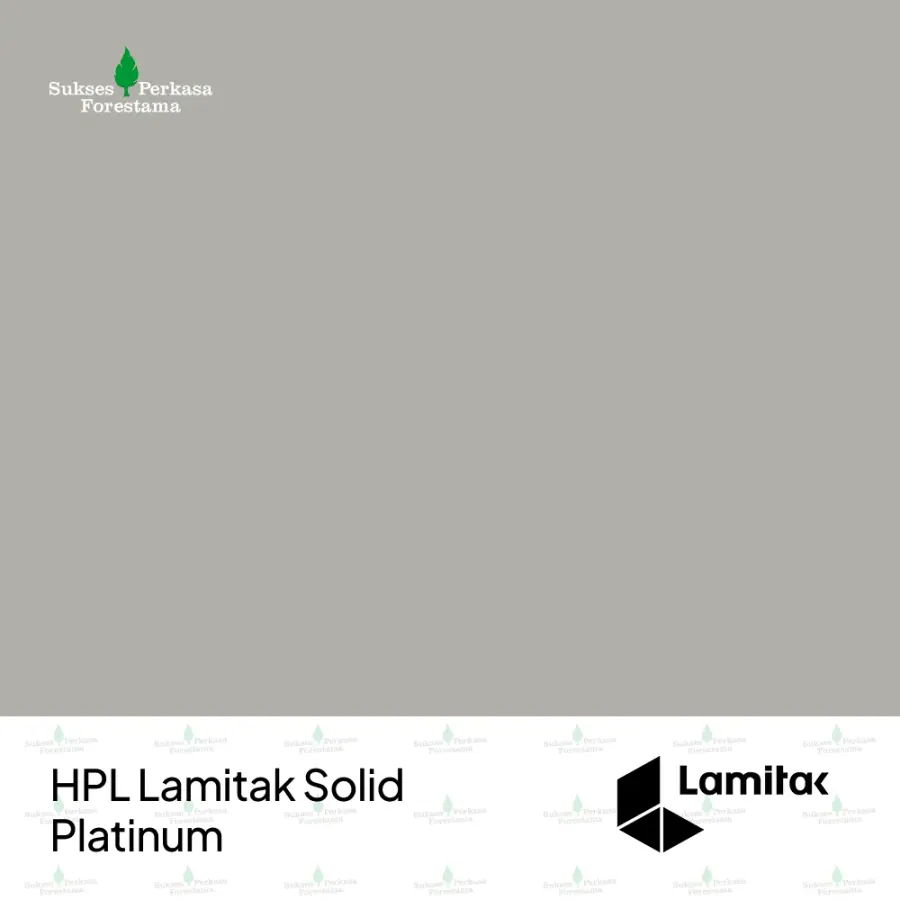 HPL Lamitak Solid Platinum